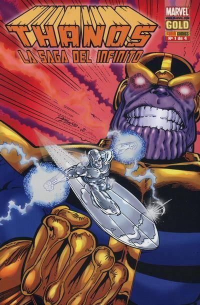 Marvel Gold: Thanos: La Saga del Infinito cover — © Panini España