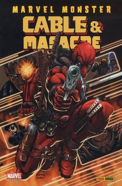 Marvel Monster: Cable & Masacre cover — © Panini España