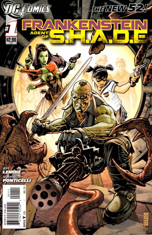 Frankenstein, Agent of S.H.A.D.E. cover — © DC Comics