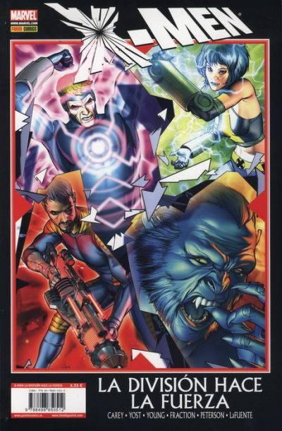 X-Men: La División Hace la Fuerza cover — © Panini España