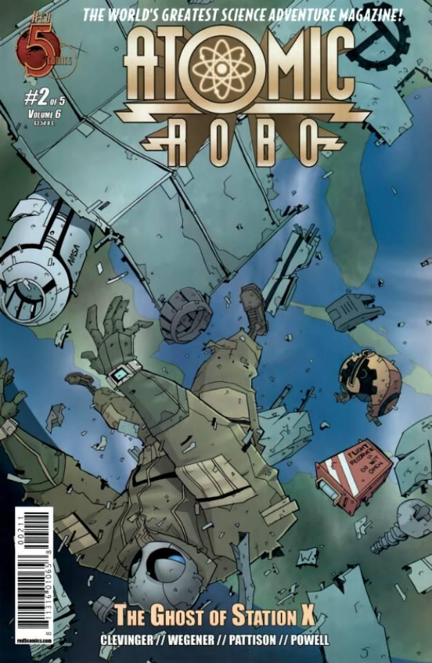 Atomic Robo and the Ghost of Station X #2 cover
