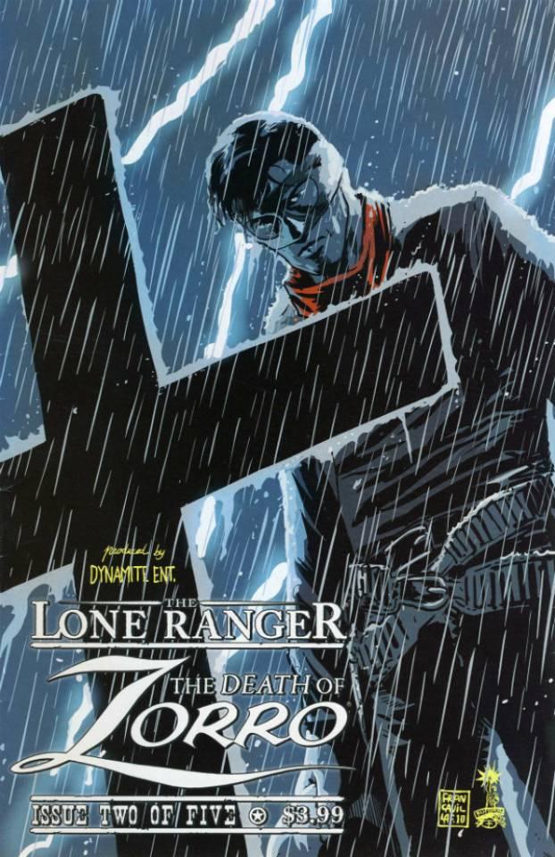 The Lone Ranger & Zorro: The Death of Zorro #2 cover