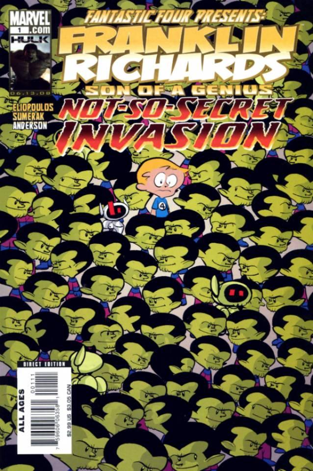 Franklin Richards: Not-So-Secret Invasion cover — © Marvel