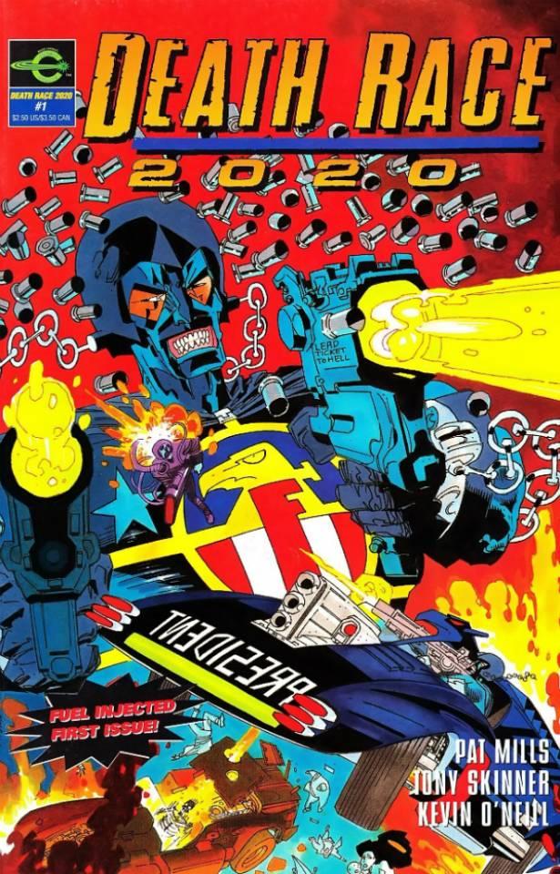 Death Race 2020 cover — © Roger Corman's Cosmic Comics