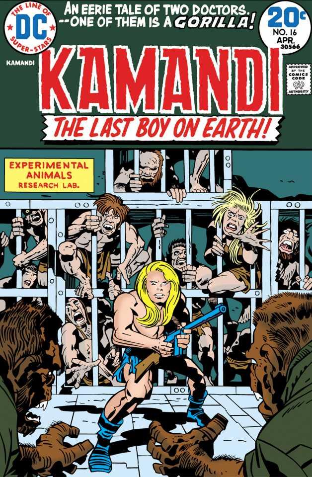 Kamandi, The Last Boy on Earth #16 cover