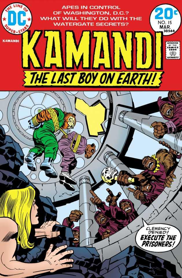 Kamandi, The Last Boy on Earth #15 cover