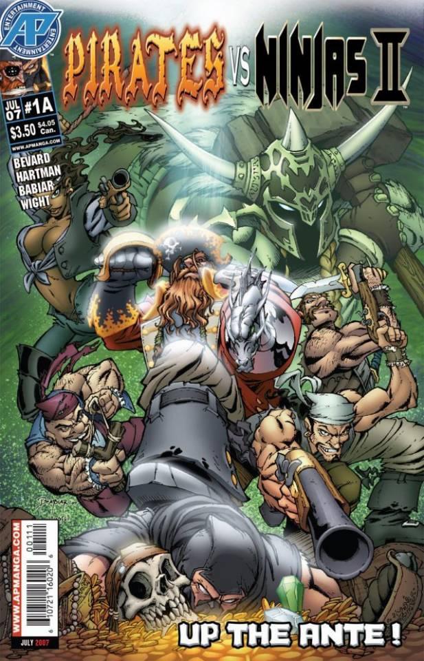 Pirates vs. Ninjas II cover — © Antarctic Press