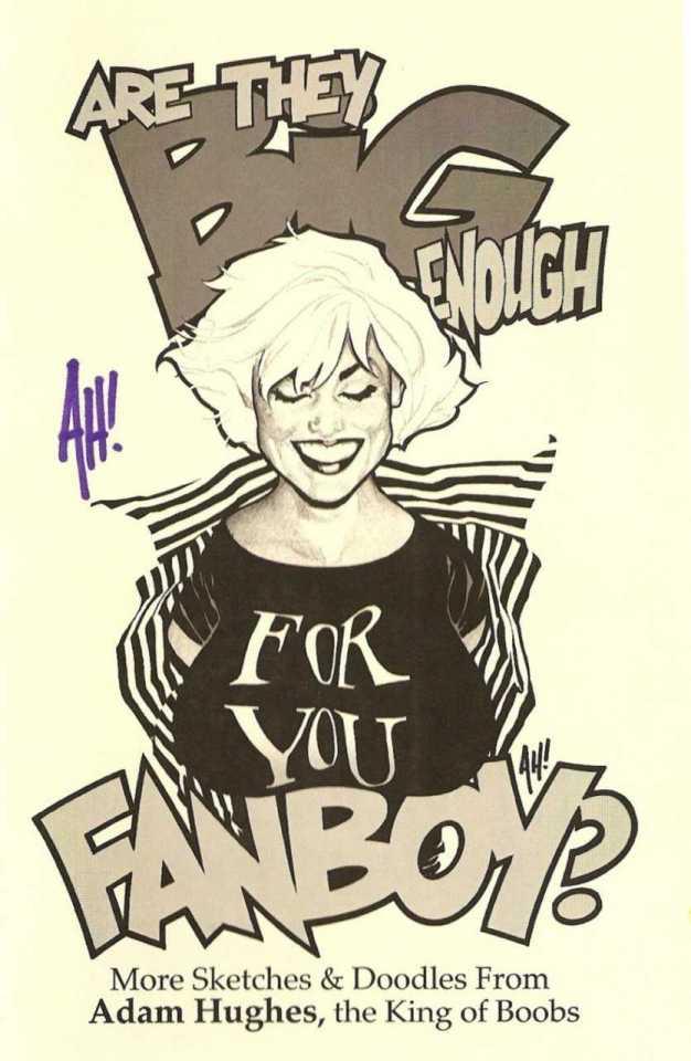 Adam Hughes Convention Sketchbooks #2003 cover