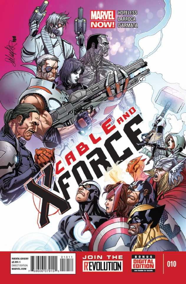 Cable and X-Force #10 cover