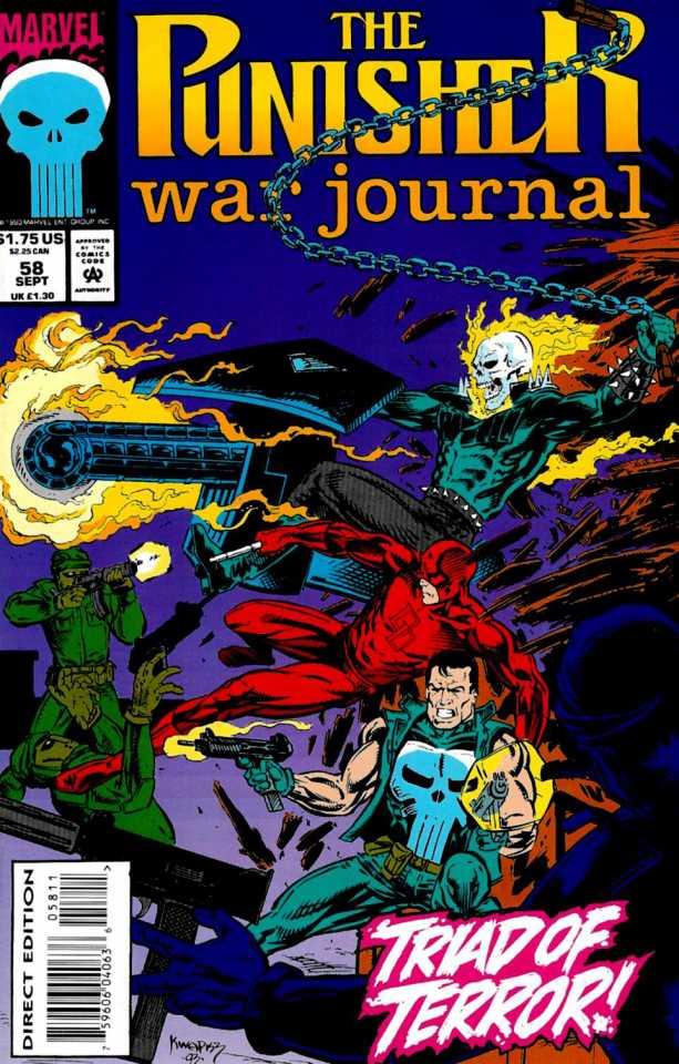 The Punisher War Journal #58 cover