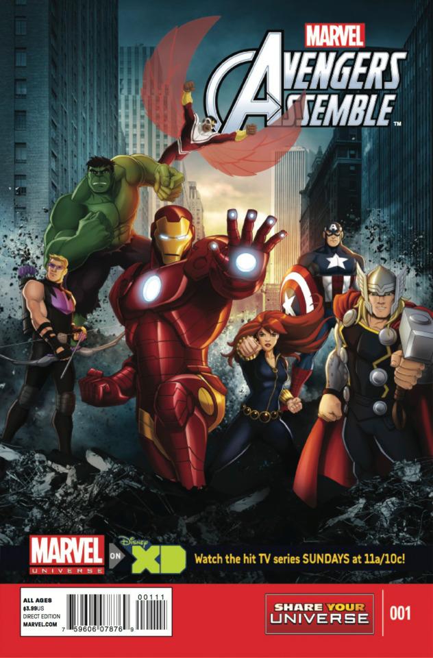 Marvel Universe Avengers Assemble cover — © Marvel