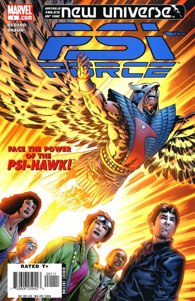 Untold Tales of the New Universe: Psi-Force #1 cover