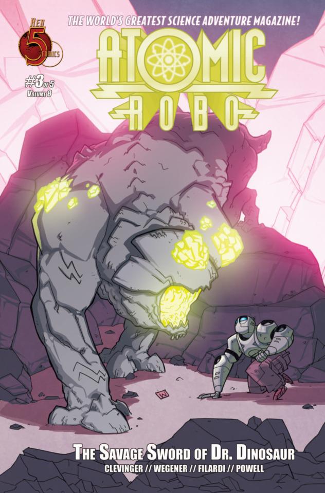 Atomic Robo and the Savage Sword of Dr. Dinosaur #3