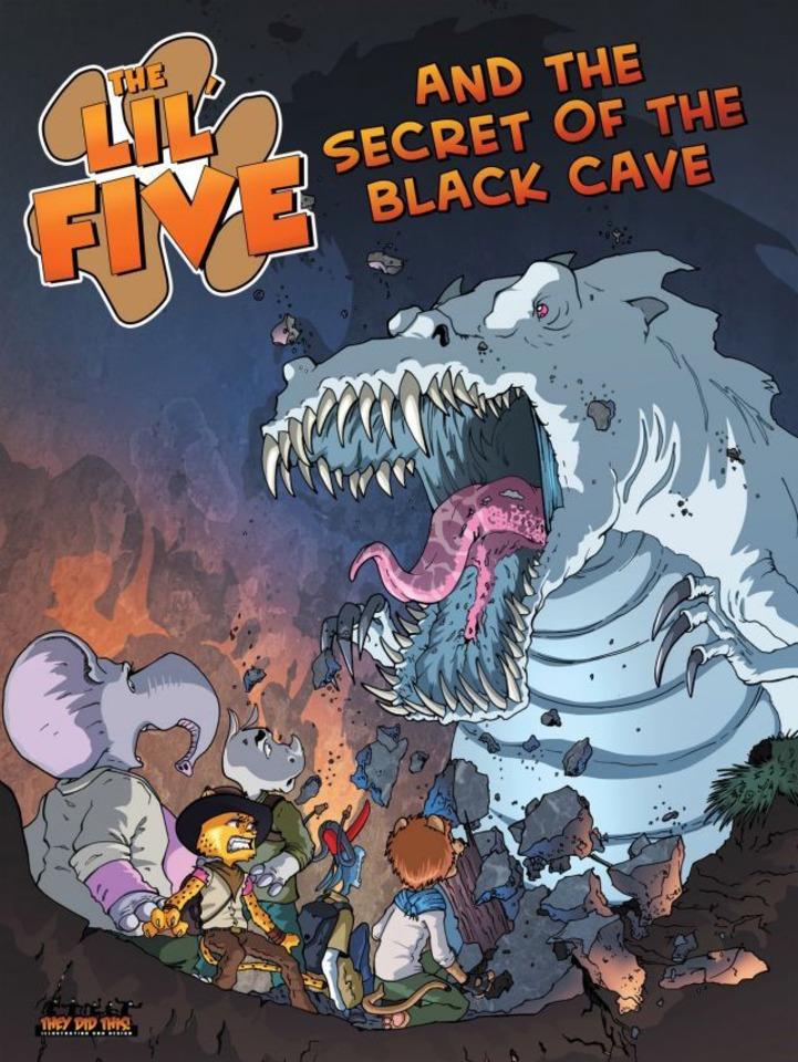 The Lil' Five and the Secret of the Black Cave cover — © They Did This!