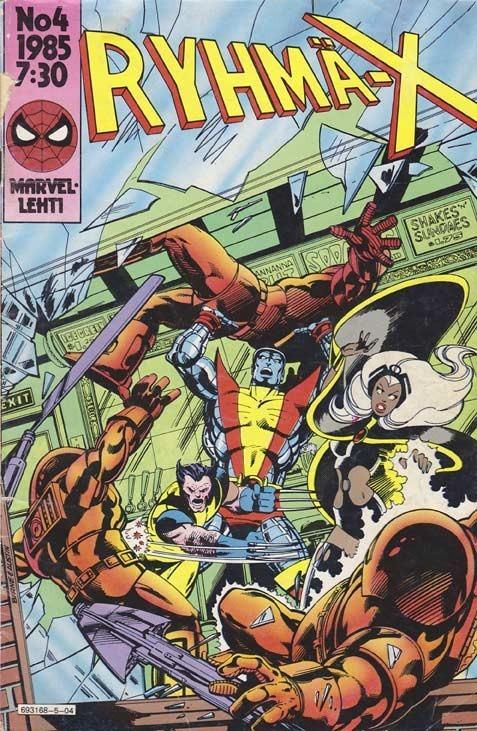 Ryhmä-X #1985-04 cover