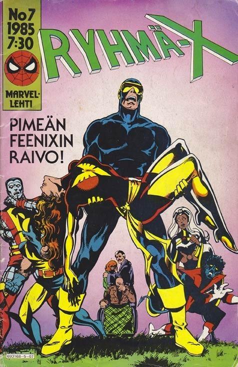 Ryhmä-X #1985-07 cover