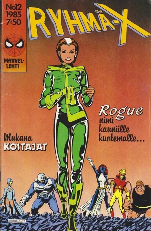 Ryhmä-X #1985-12 cover