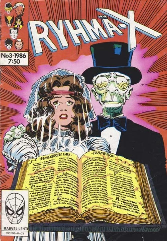 Ryhmä-X #1986-03 cover