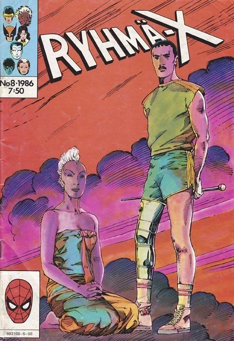 Ryhmä-X #1986-08 cover