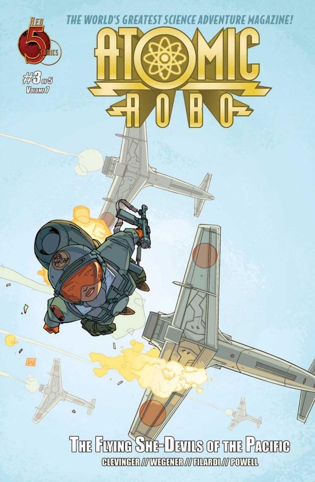 Atomic Robo: The Flying She-Devils of the Pacific #3