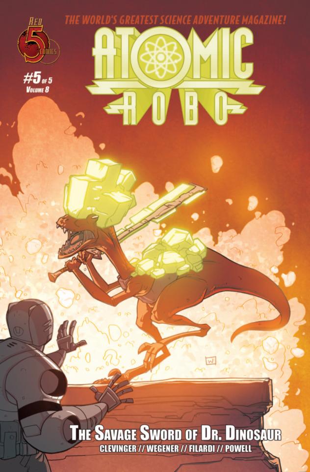 Atomic Robo and the Savage Sword of Dr. Dinosaur #5