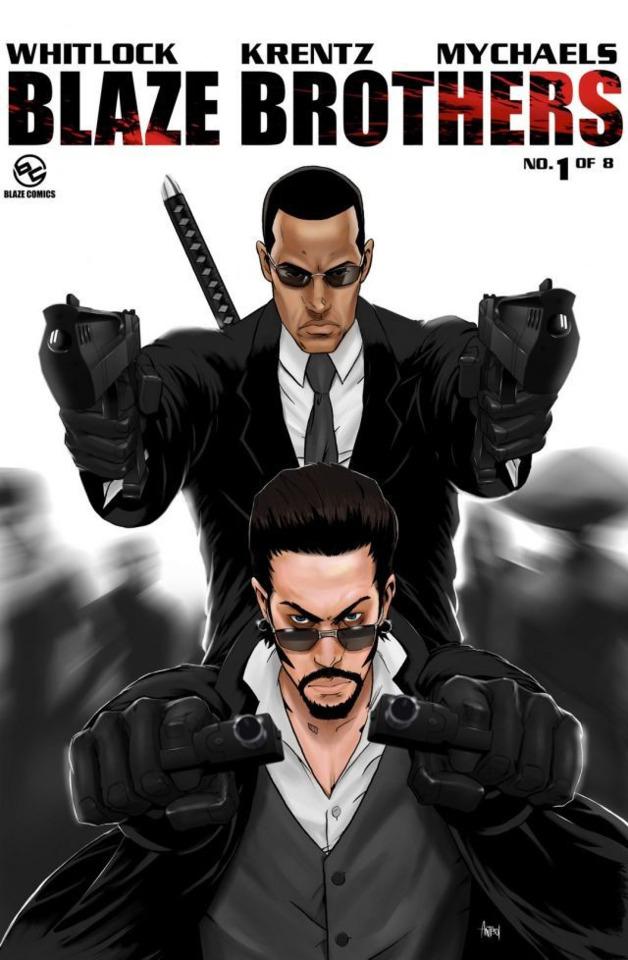 Blaze Brothers cover — © Blaze Comics