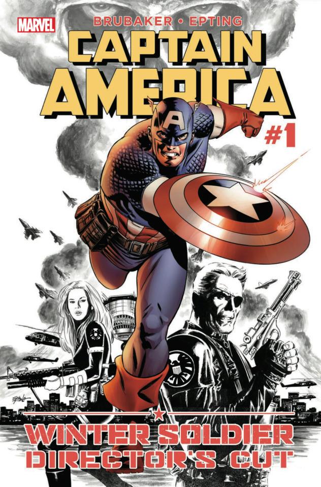 Captain America: Winter Soldier #1 Director's Cut cover — © Marvel
