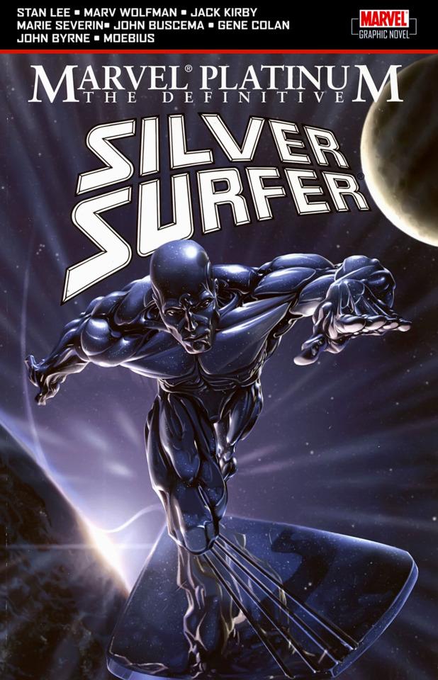 Marvel Platinum: The Definitive Silver Surfer cover — © Marvel UK/Panini UK