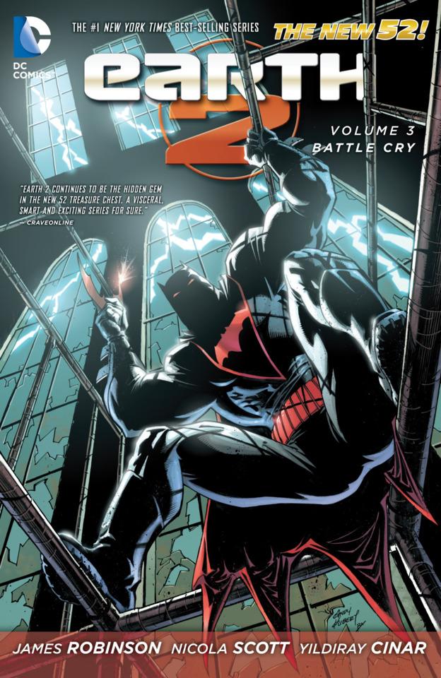 Earth 2: Battle Cry cover — © DC Comics
