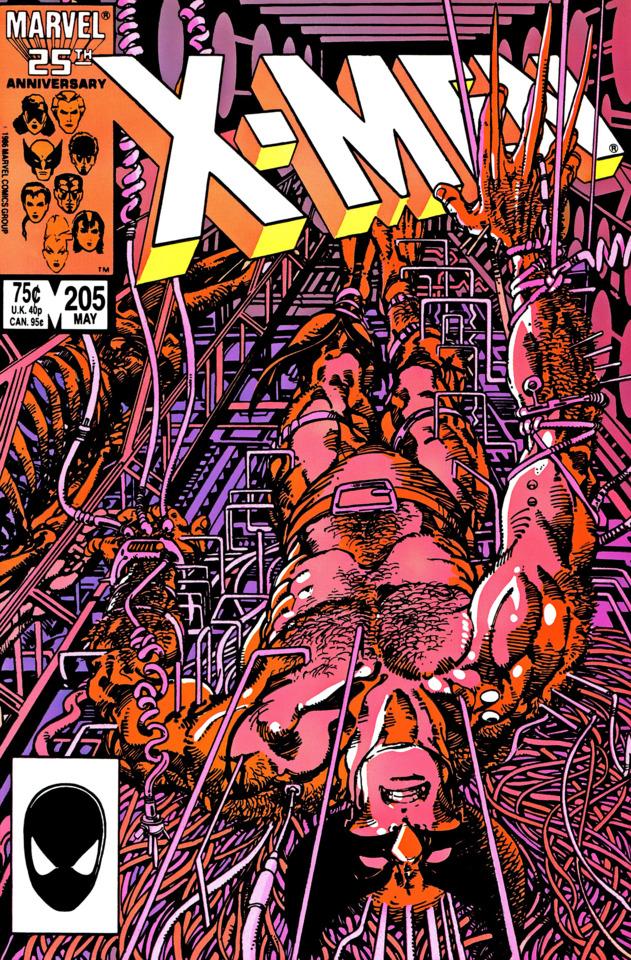 The Uncanny X-Men #205 cover