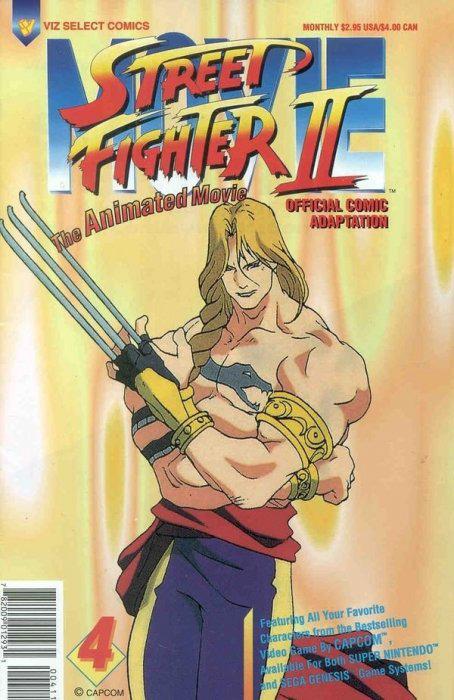 Street Fighter II: The Animated Movie #4 cover