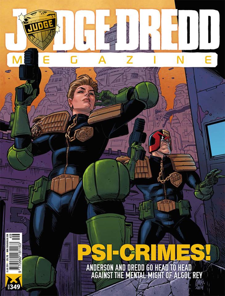 Judge Dredd Megazine #349 cover