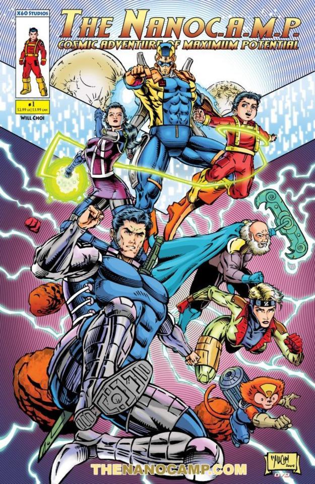 THE NANOC.A.M.P. (Cosmic Adventure of Maximum Potential) cover — © X60 Studios