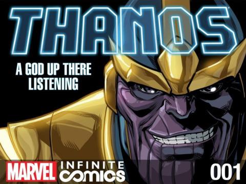 Thanos: A God Up There Listening cover — © Marvel
