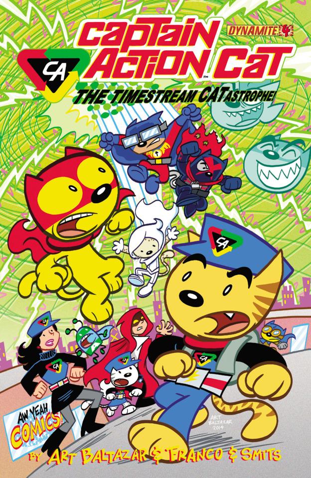 Captain Action Cat: The Timestream CATastrophe! #4