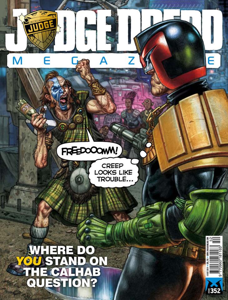 Judge Dredd Megazine #352 cover