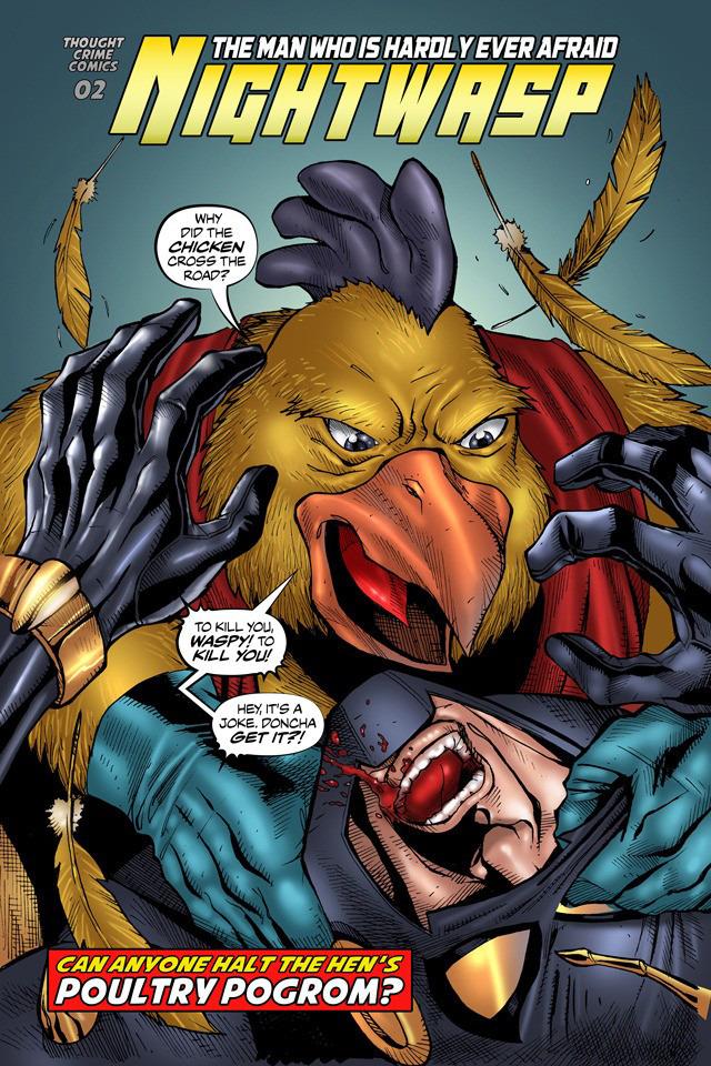 Nightwasp: The Man Who Is Hardly Ever Afraid #2