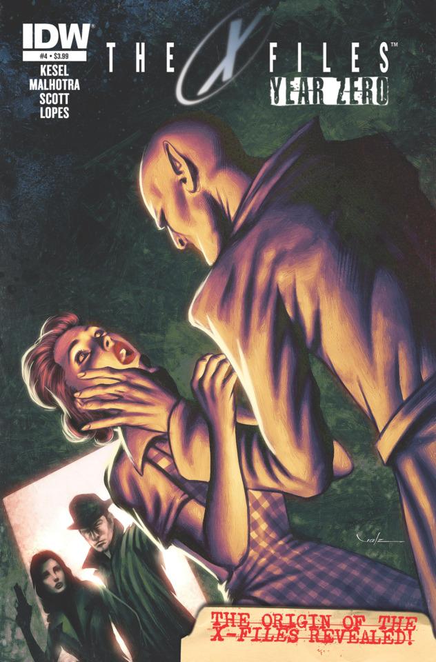 The X-Files: Year Zero #4 cover