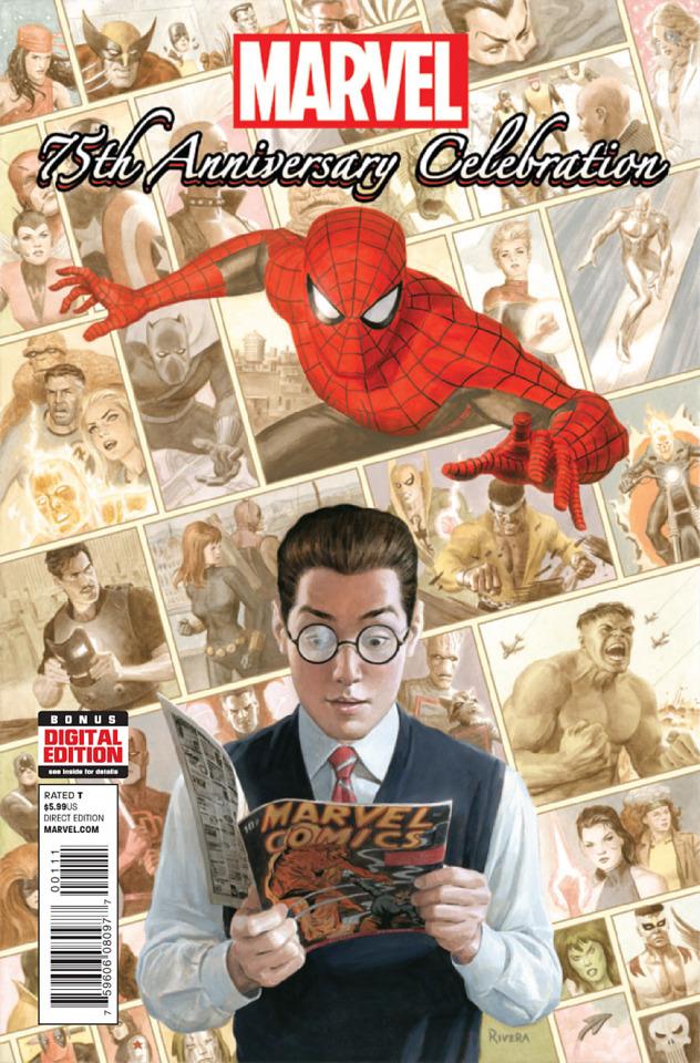 Marvel 75th Anniversary Celebration cover — © Marvel
