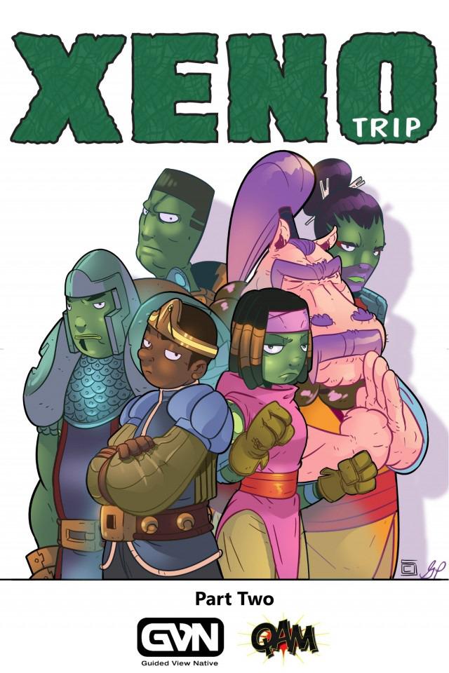 Xeno Trip: Part Two cover — © QAM Comics