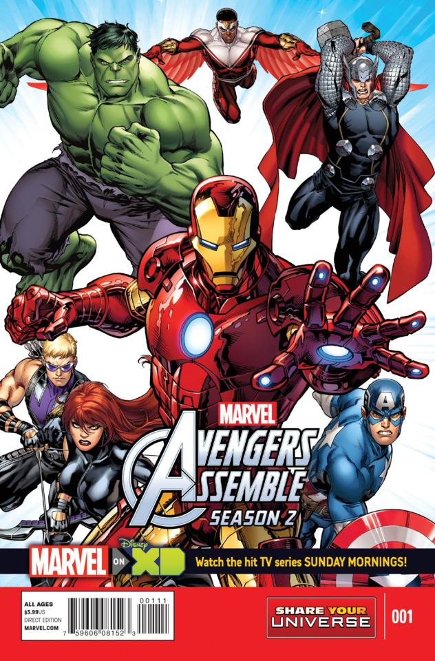 Marvel Universe Avengers Assemble Season 2 cover — © Marvel