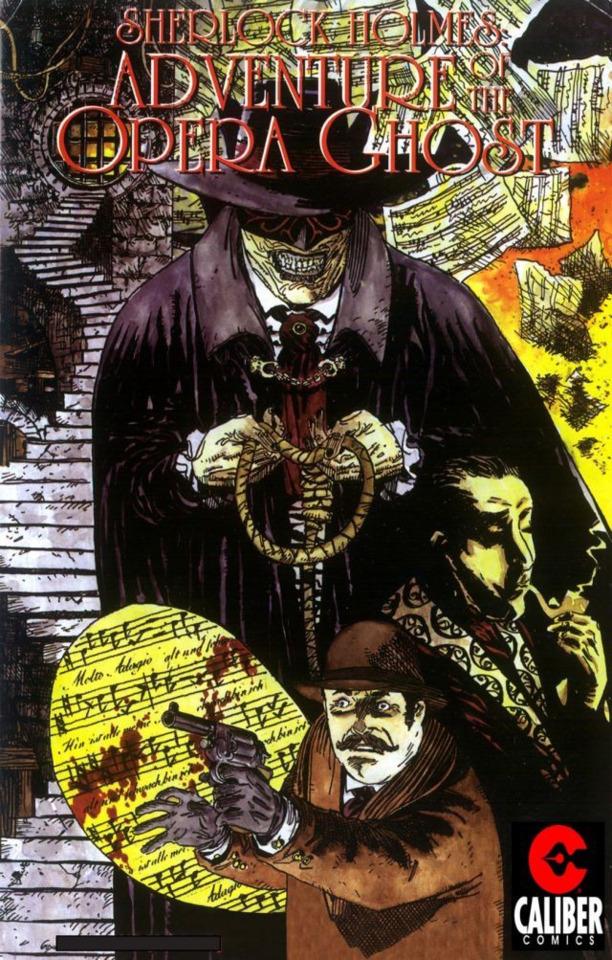 Sherlock Holmes: Adventure of the Opera Ghost cover — © Caliber Comics