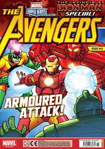 Marvel Super Heroes Featuring The Avengers cover — © Marvel UK/Panini UK
