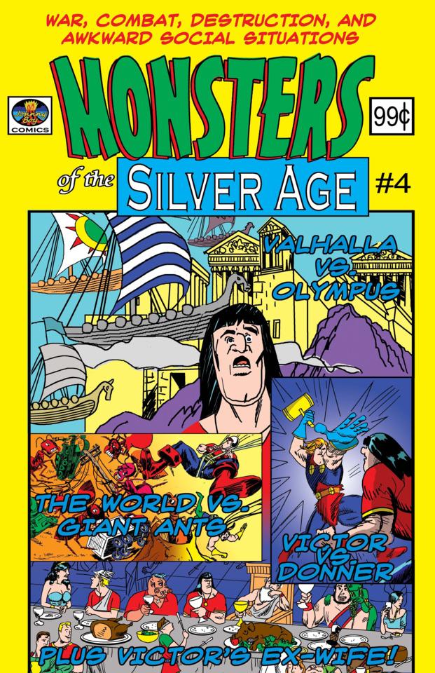 Monsters Of The Silver Age #4 cover