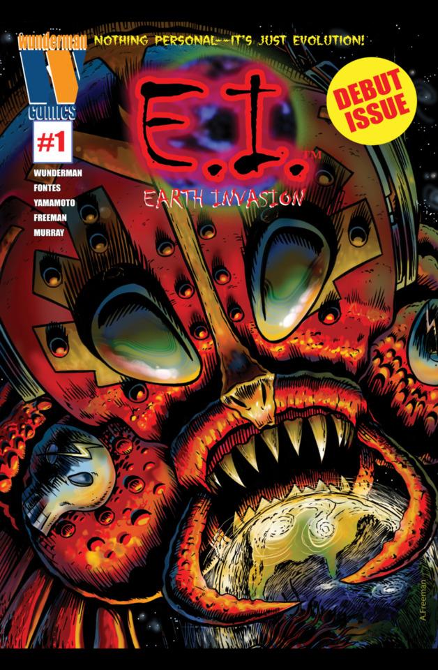 E.I.: Earth Invasion cover — © Wunderman Comics