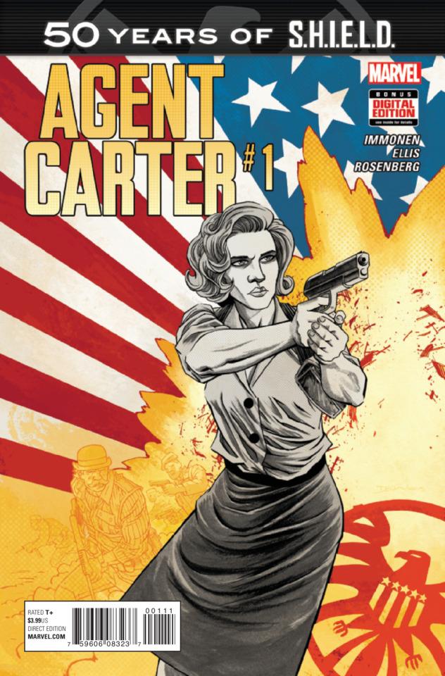 Agent Carter: S.H.I.E.L.D. 50th Anniversary cover — © Marvel