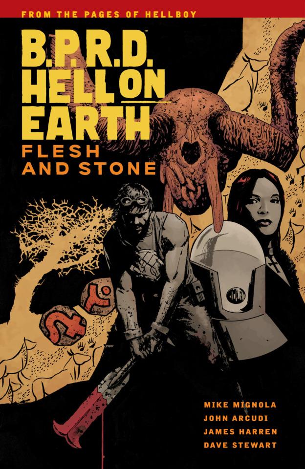 B.P.R.D. Hell On Earth: Flesh and Stone cover — © Dark Horse Comics