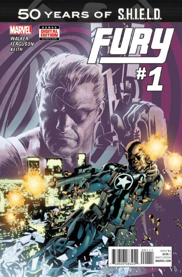 Fury: S.H.I.E.L.D. 50th Anniversary cover — © Marvel