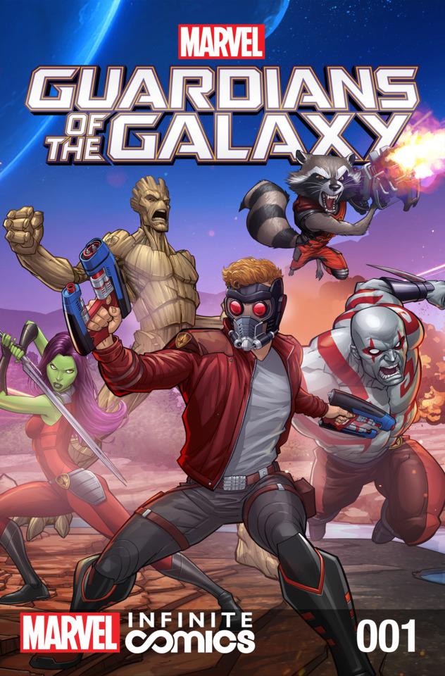 Marvel Universe Guardians of the Galaxy Infinite Comic cover — © Marvel