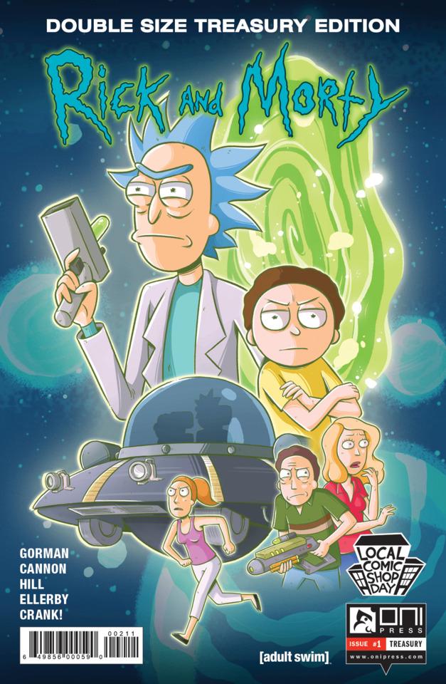 Rick and Morty Treasury Edition #1 cover
